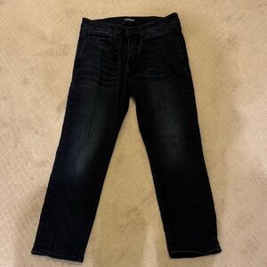 Express‎ Men's Black Straight Jeans